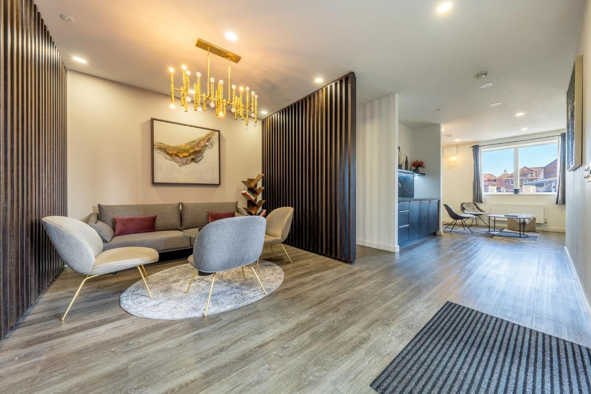 Luxury 1 Bedroom Serviced Apartment With Roof Terrace & Gym Stevenage Exterior photo